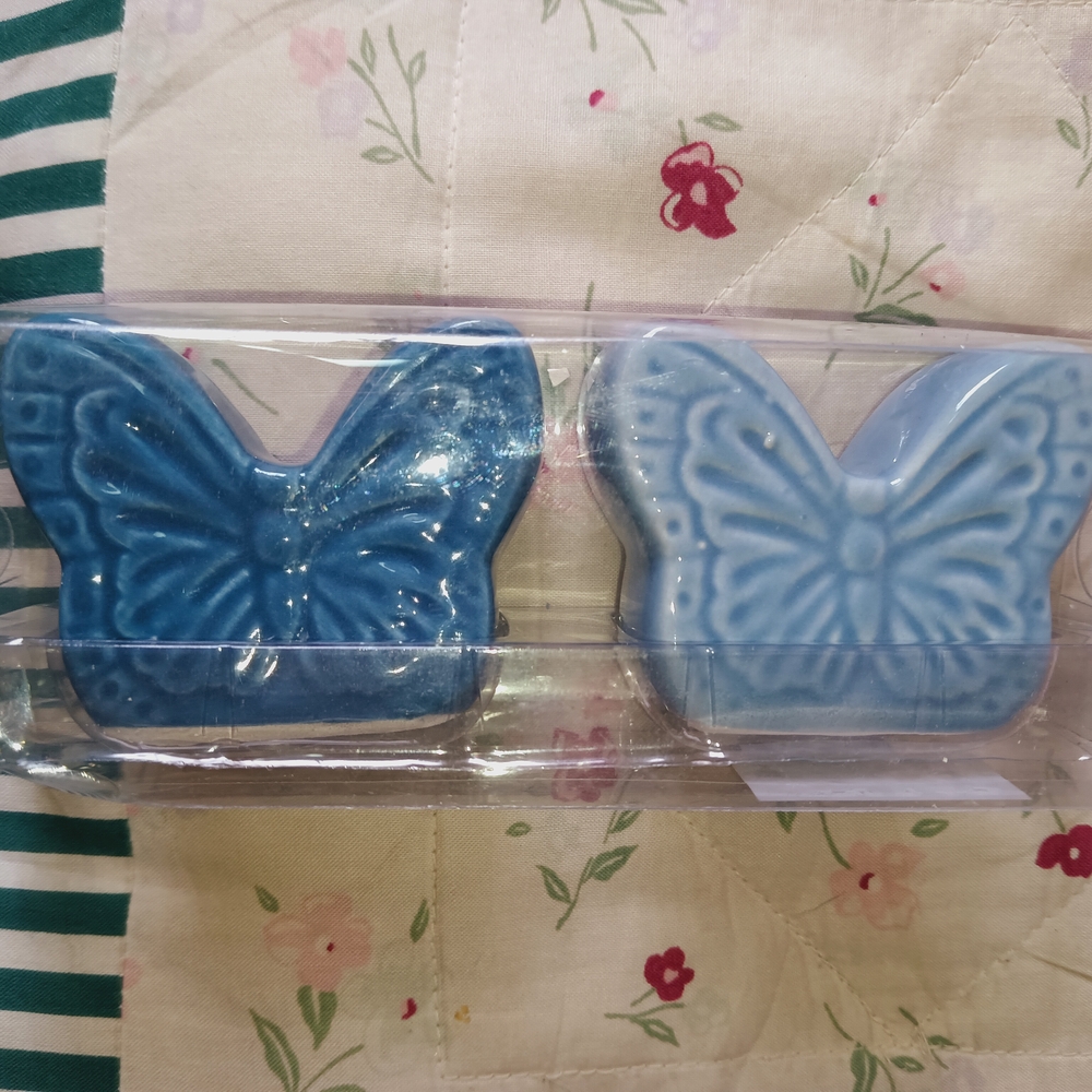 Blue Butterfly Soap Set